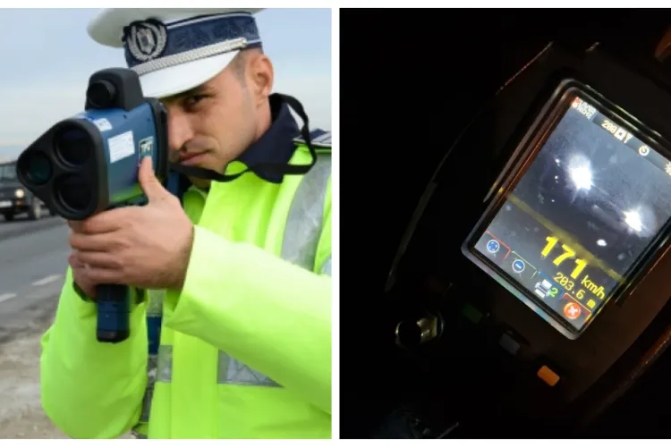 Șofer prins cu 171 KM/H pe un drum din Cluj. Cât a fost amenda e record - FOTO
