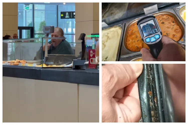 Restaurantul dintr-un mall clujean unde o angajată a fost surprinsă în timp ce mânca din mâncarea servită clienților, amendat dur de ANPC