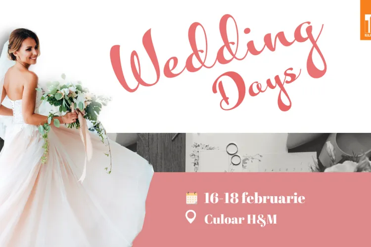 Weekend dedicat mirilor, la Iulius Mall: Wedding Days aduce ultimele noutăți din domeniu