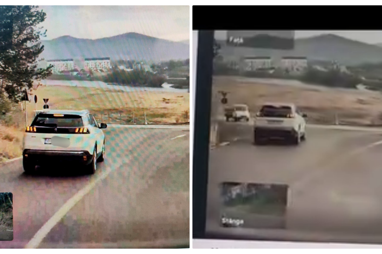 Șofer ce ar trebui căutat de poliție după două manevre extrem de periculoase pe centura Florești - VIDEO