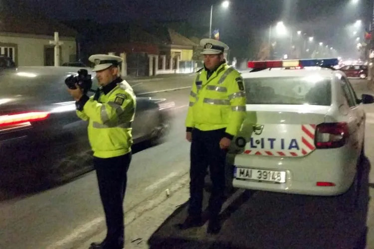 Vitezoman prins de radar pe drumul Cluj - Gherla cu o viteză exagerată - FOTO