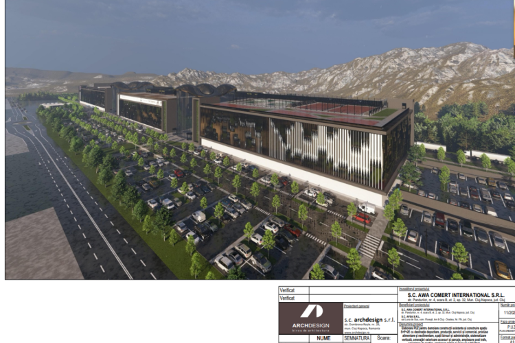 Apare un nou mall în Cluj, pe un teren între Gilău și Florești! Traficul va fi dat serios peste cap dacă proiectul se face