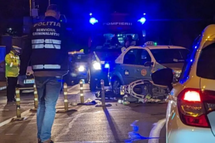 Accident pe strada Republicii din Cluj-Napoca. L-a lovit pe scuterist fără drept de apel