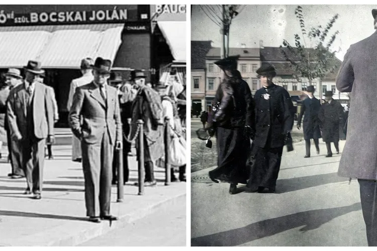 Fotografie extrem de rară cu Clujul anilor 1900. Eleganța era la ea acasă și așa s-a păstrat mult timp - FOTO