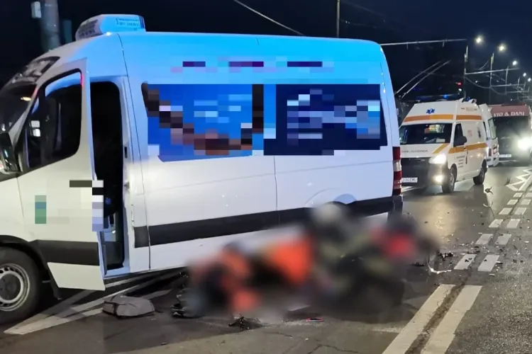 Cum s-a produs accidentul grav de pe strada Aurel Vlaicu. Un șofer nu a acordat prioritate 