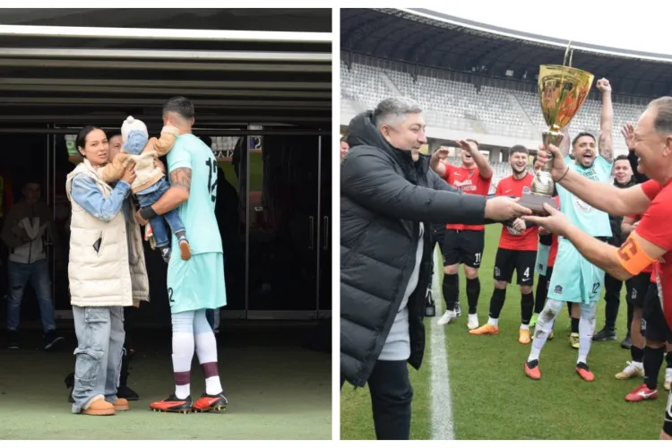 Vlăduța Lupău, cântăreața numărul unu a Clujului, suporter de LUX la meciul în care a jucat și soțul ei iubit - FOTO