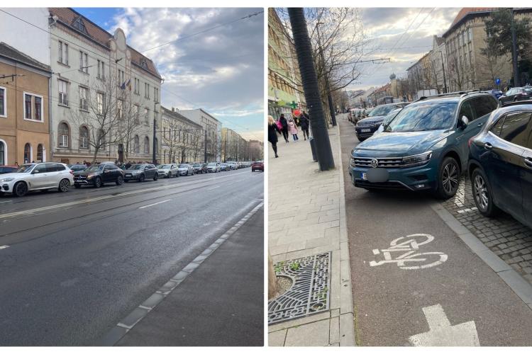 Părinții acuzați că blochează zilnic o stradă din Cluj-Napoca: ”Autobuzele circulă aproape goale și părinții își duc copii cu mașina personală”