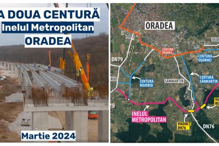 Oradea lucrează deja la a doua centură metropolitană, în timp ce Clujul bate pasul pe loc - VIDEO