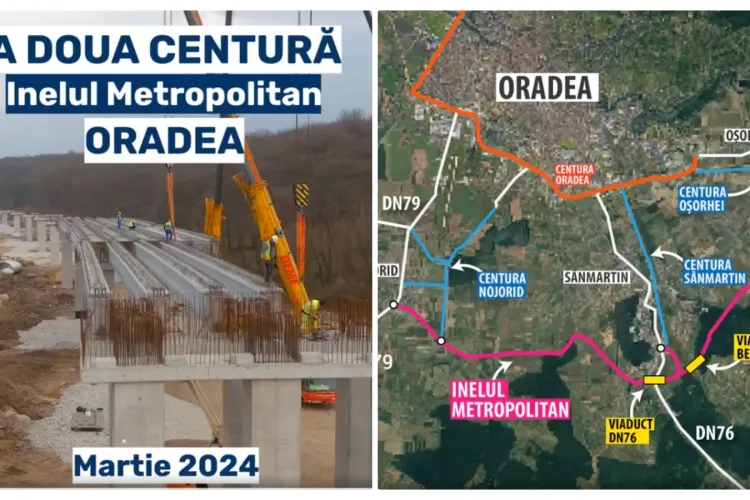 Oradea lucrează deja la a doua centură metropolitană, în timp ce Clujul bate pasul pe loc - VIDEO