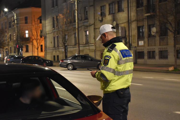 Teribilism la volan! Șoferi prinși beți, fără permis sau sub influența substanțelor interzise pe străzile din Cluj 