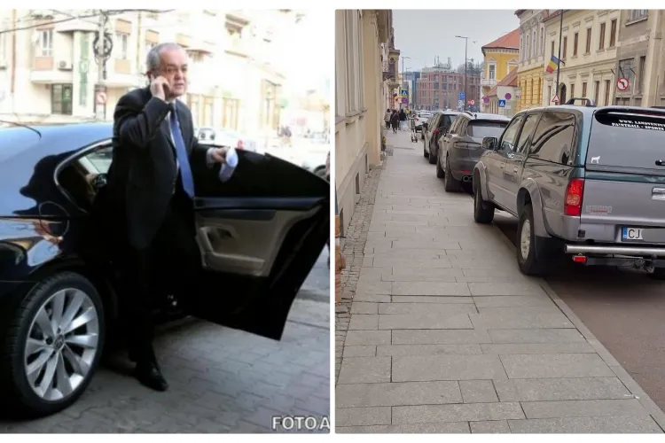 Acesta este Clujul fără parcări promovat de Boc! Șoferii parchează pe unde apucă - FOTO