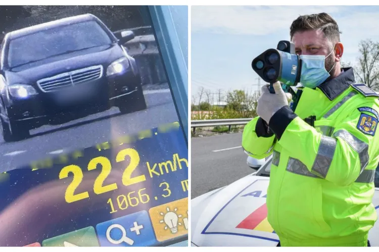 Razie rutieră pe Autostrada Transilvania! Vitezomanii au fost puși la respect și amendați