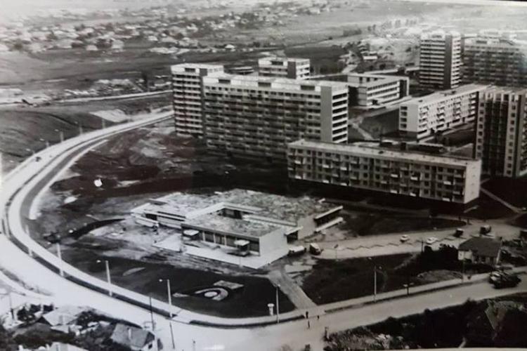 Cine recunoaște zona? Fotografie din anii 70, cu unul dintre cele mai frumoase cartiere din Cluj-Napoca - FOTO