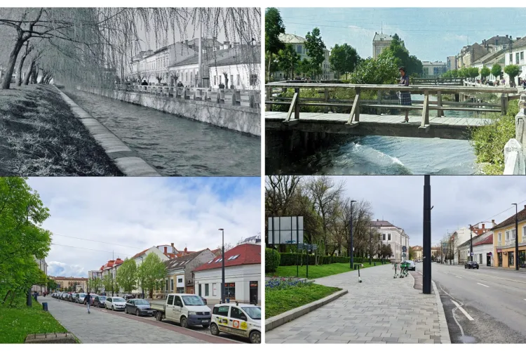 Cine mai recunoaște această stradă a Clujului! Până când a fost distrusă, era ”sufletul” Clujului, cel mai iubit loc de promenadă - FOTO
