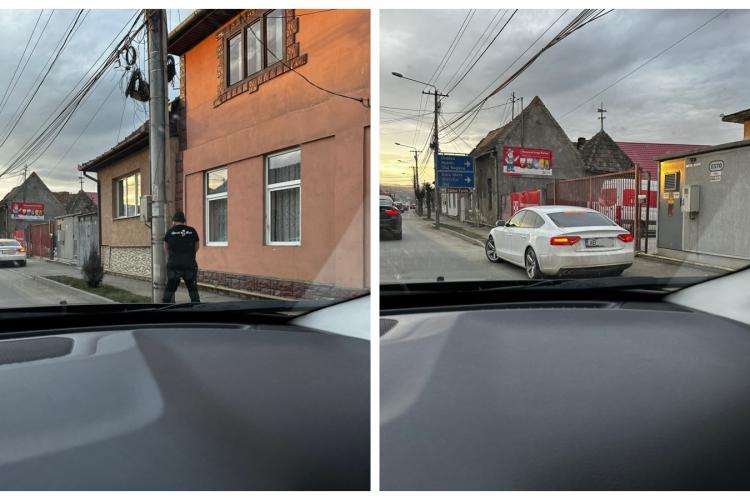 Zero rușine că se află la Cluj! Cum a fost surprins un șofer din Alba pe un drum din Cluj - FOTO