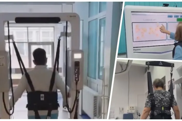 Aparatură robotizată pentru recuperare medicală, la Spitalul Clinic de Recuperare Cluj. Investiția se ridică la peste 10 milioane de lei 