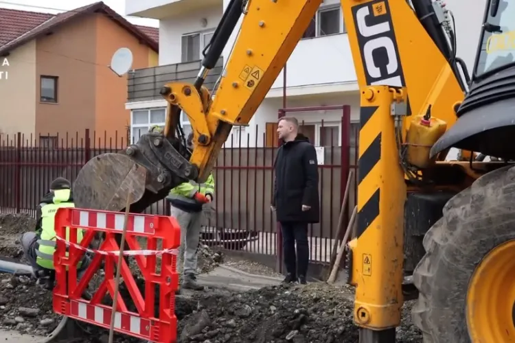 Floreștiul rezolvă problema inundațiilor frecvente pe o anumită stradă - VIDEO