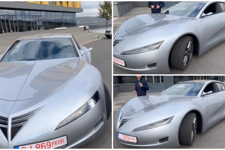 Cât costă ”Tesla de Cluj”, prima mașină electrică românească produsă la Cluj. Mașina este un bolid sport de lux, dar stă prost la autonomie