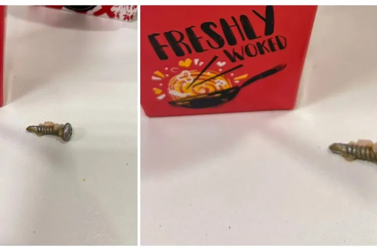 Ce a găsit o clujeancă într-o porție de mâncare chinezească comandată: ”Bine ca l-am depistat înainte să ajungă în stomac” - FOTO