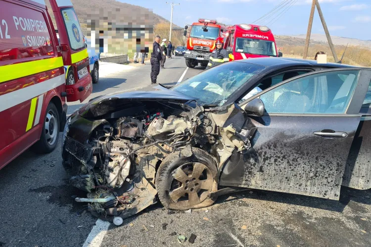 Cluj: Accident cu 9 victime între localitățile Vlaha și Luna de Sus! A intervenit Descarcerarea - FOTO