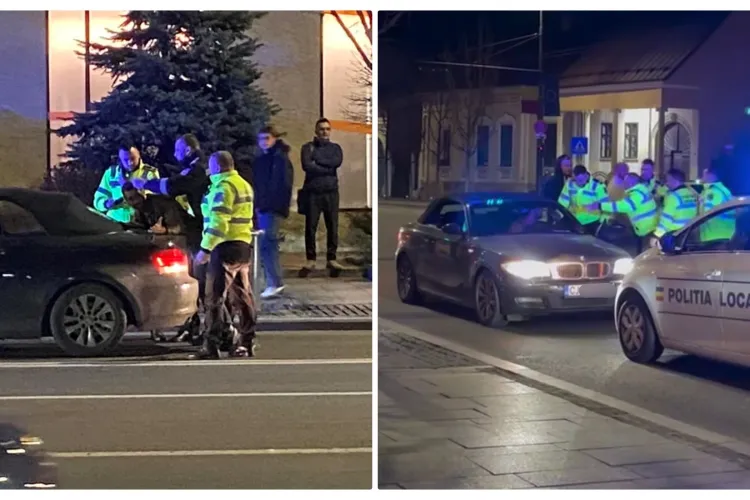 Șofer încătușat în fața magazinul DM, de pe Moților. Cinci polițiști s-au ”luptat” cu el pentru a-l duce la arest - VIDEO