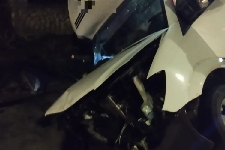 Cluj: Accident în Dej! O autoutilitară s-a răsturnat într-un şanţ