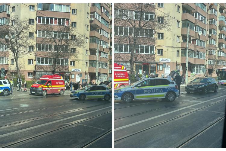 Accident grav pe strada Primăverii. E blocat tot cartierul Mănăștur - FOTO