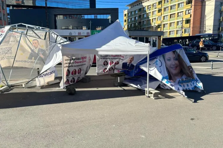 Campania electorală încă nu a început, dar Clujul e împânzit deja de corturi politice