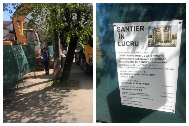 „Lucrările de excavare sunt făcute peste capul clujenilor”. Locuitorii unui cartier din Cluj, furioși din cauza lucrărilor la un bloc ridicat în zonă