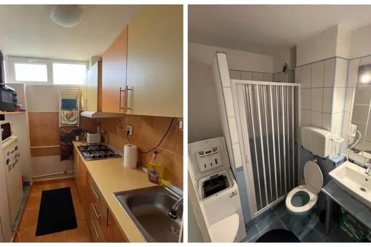 ”Băi frate, înnebuniți în România. Ce fel de mâncare mâncați? Ferească Dumnezeu!” - Garsonieră din Cluj la preț de Paris - FOTO