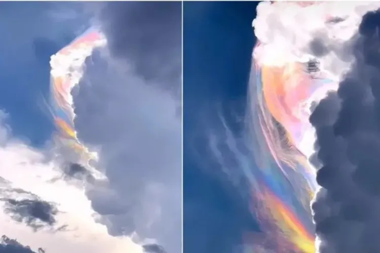 Curcubeu de foc deasupra Clujului! Ce este și cum apare acest fenomen extrem de rar - FOTO