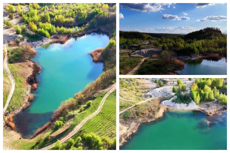 Ați vizitat Laguna Albastră de la Aghireșu în această primăvară? Imagini de vis, surprinse din dronă, cu „bijuteria” turistică a Clujului - VIDEO