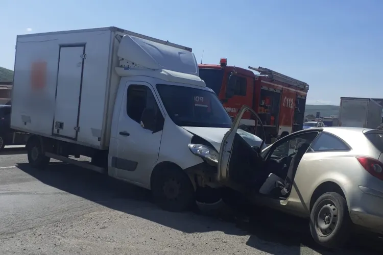 Accident la Gilău! Un bărbat a fost transportat la spital pentru îngrijiri medicale