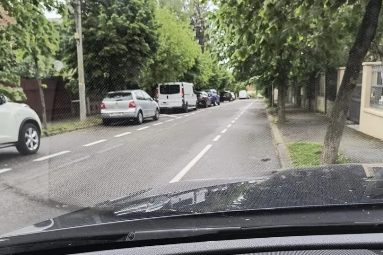 Ironie fină la adresa administrației locale. A apărut ciclismul ”obstacole” în Andrei Mureșanu - FOTO