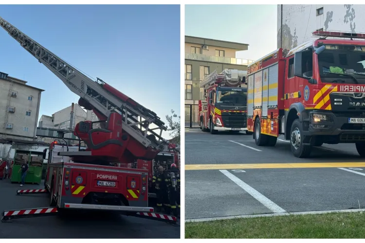 Incendiu la un apartament de pe Calea Mănăștur. Oamenii au fugit din bloc - FOTO