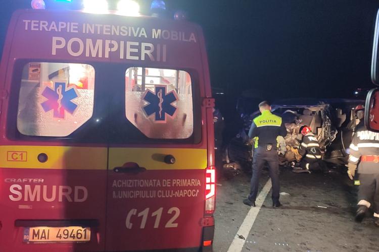 Accident deosebit de grav la Cluj! Un bărbat a fost salvat de SMURD, dar starea lui e discutabilă - FOTO / VIDEO