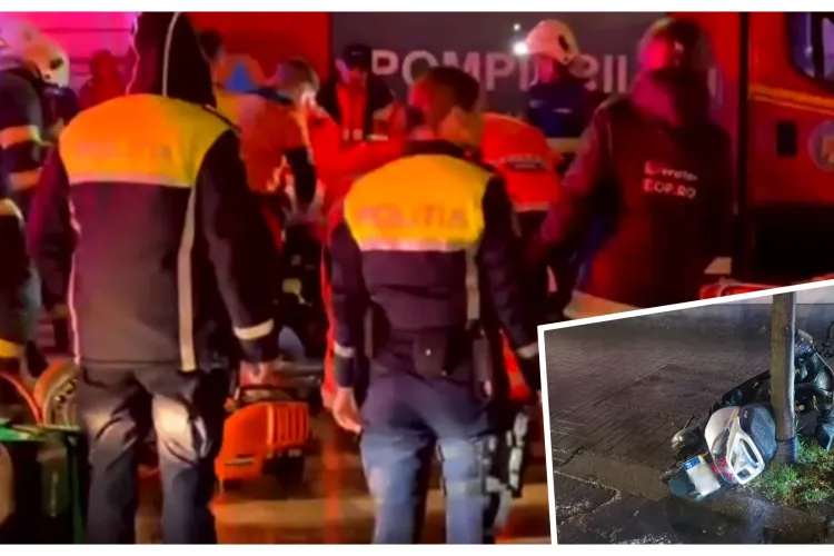 Cum s-a produs accidentul din centrul Clujului, în care un livrator Bolt, din Sri Lanka, a fost rănit grav - FOTO