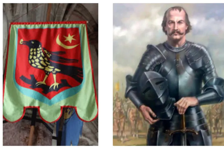 Legenda corbului - Cum a ajuns tatăl lui Matei Corvin la vârful puterii din regatul Ungariei. pe piatra lui scrie: ”S-a stins lumina lumii”