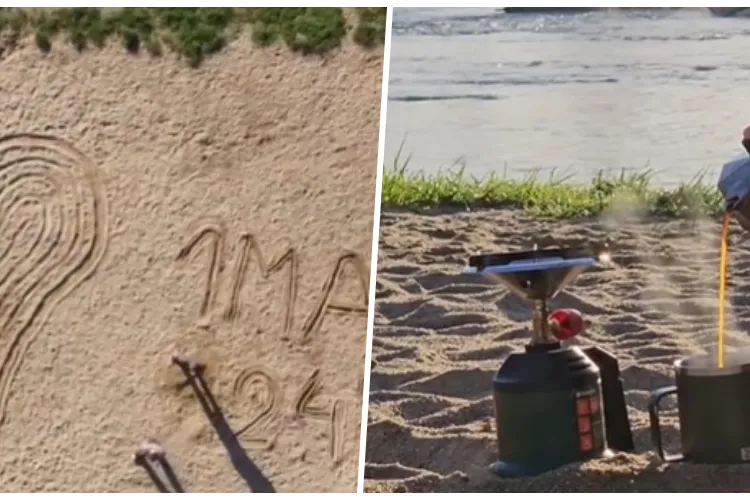 Clujenii au transformat plaja din Grigorescu în propria ,,Vamă”, de 1 mai. Au sărbătorit ziua muncii cu un picnic la răsărit - VIDEO