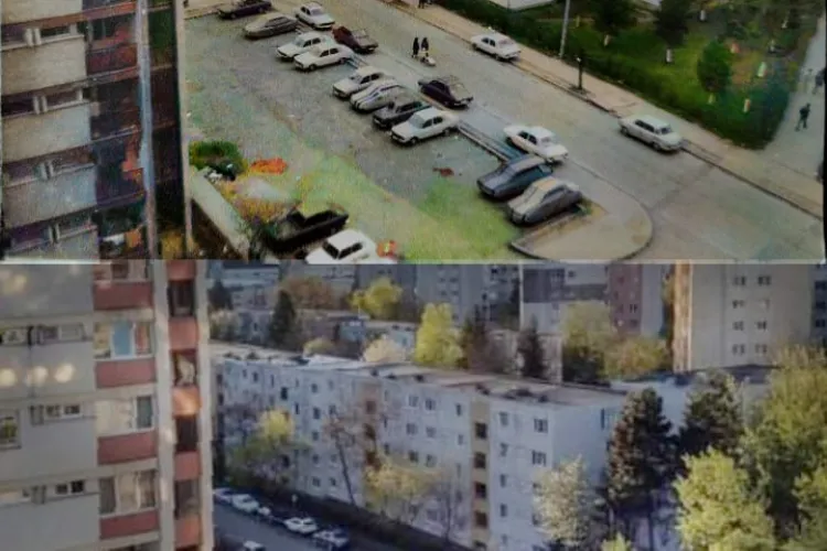 Experiment inedit! Stradă din Mănăștur fotografiată la 30 de ani distanță: Arăta mult mai bine înainte - FOTO