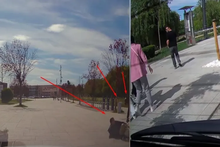 VIDEO. Biciclistă spulberată de o trotinetă electrică în Cluj: „Femeia s-a lovit la mână, iar ăsta o înjura”