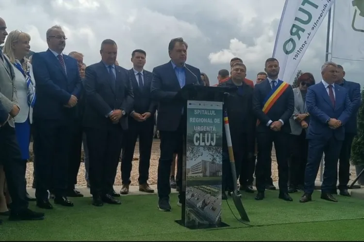 Ministrul Sănătății la începerea lucrărilor pentru Spitalul Regional de Urgență:  Constructorul lucrează de o lună și 10% din lucrări sunt finalizate
