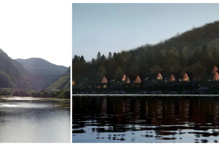 Vor să distrugă și lacul Someșul Cald, din Gilău. Apare un complex turistic cu vedere la apă 