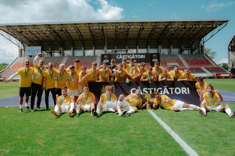 Universitatea Cluj a câștigat în premieră Cupa României U18