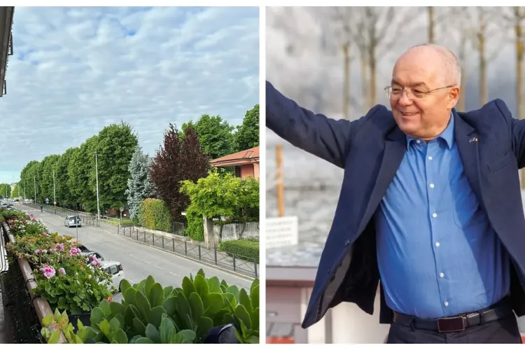 Clujean ajuns în Italia, în zona Milano: ”Săracul Boc, dacă vine aici îi dă cu eroare, la cât de mult verde este” - FOTO