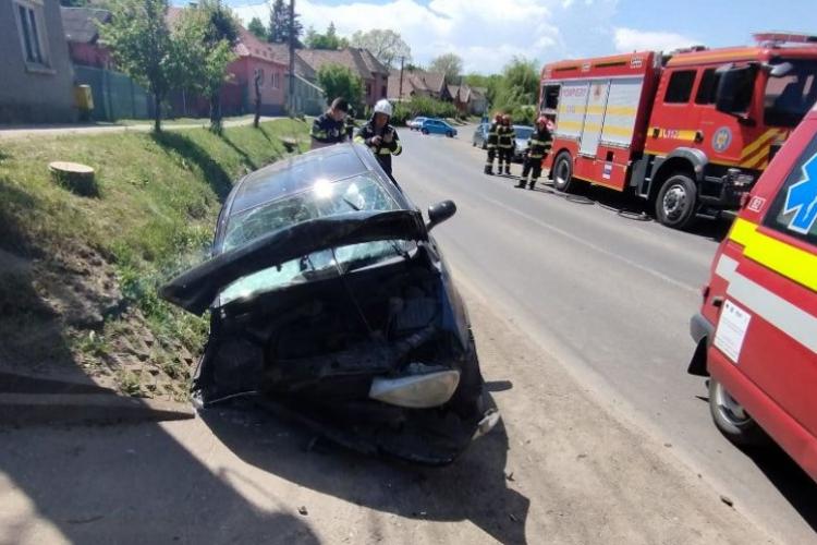 Accident grav de Paște, pe un drum din Cluj - FOTO