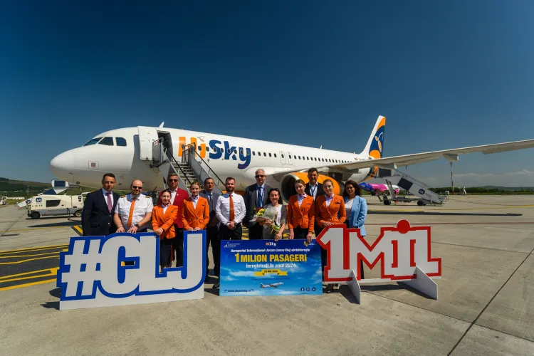 Aeroportul Internaţional Avram Iancu Cluj sărbătorește pasagerul cu numărul 1 milion  în anul 2024 pentru a 13-a oară în istoria sa