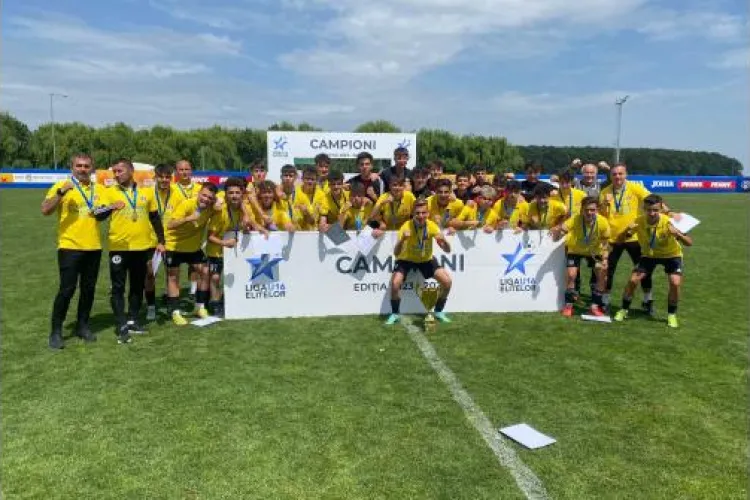 Juniorii de la „U” Cluj, campioni naționali la categoria Under 16. Copiii Clujului s-au impus în finala cu Universitatea Craiova