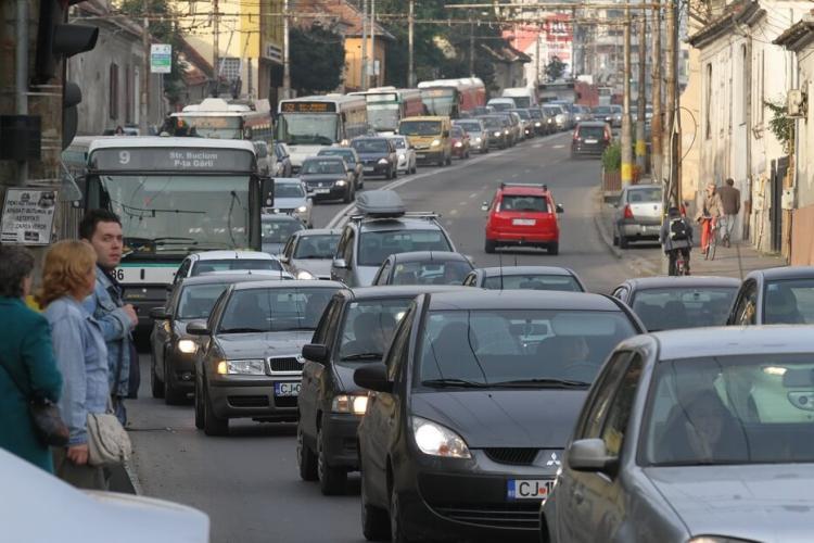  ,,Încă nu e vârful de trafic” - Cum arată harta traficului din zona metropolitană a Clujului în mijlocul zilei? - FOTO 