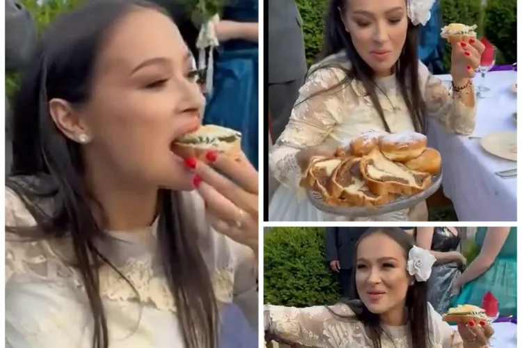 Vlăduța Lupău umor la nuntă, înainte cu două luni să nască: ”După ce beau, mă duc acasă, nu mai pun banii în plic!” VIDEO  